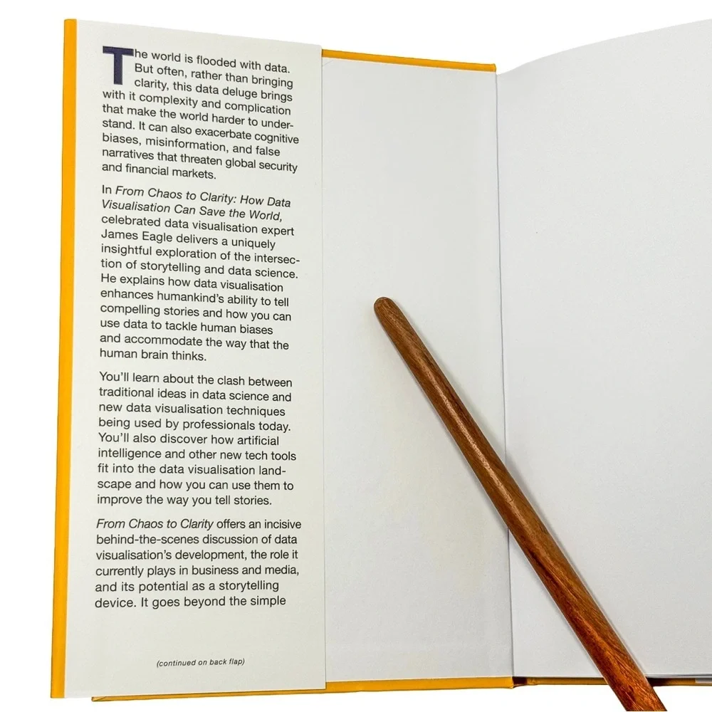 From Chaos to Clarity James Eagle Wiley AI‎ Data Visualisation Hardcover NEW